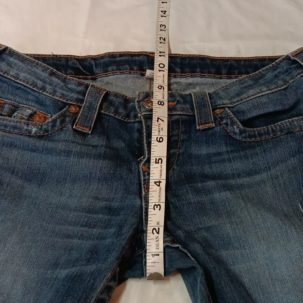 True Religion Dark Blue Skinny Jeans Womens 28